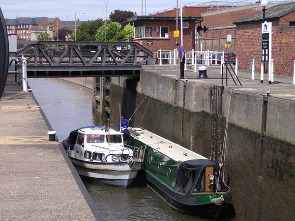 Lock with Two Boats