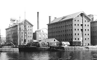 East Quay warehouses at Gloucester