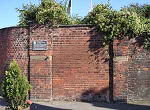 Bricked-up tramroad gateway